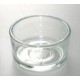 Support en verre pour bougie chauffe-plat en cire d'abeille