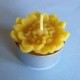 Tealight beeswax candle flower 3