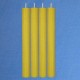 4 beeswax tall candles 2x26cm