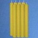 8 beeswax tall candles 2x26cm