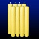 4 beeswax tall candles 2x26cm