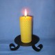 Beeswax sheet comb pillar candle 4,5x13cm