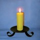 Beeswax sheet comb pillar candle 3x13cm