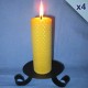 bougies-cire-abeille-piliers-gaufrés-4-5x26