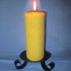 Beeswax sheet comb pillar candle 5,5x26cm