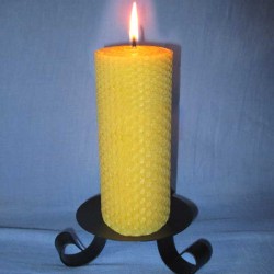 Bougie Pillar Cire d'Abeille Perle (26.99$ CAD$) – La Boite à Grains