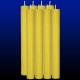 8 beeswax tall candles 2x26cm