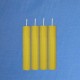 4 beeswax tall candles 2x13cm