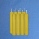8 beeswax tall candles 2x13cm