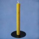 8 beeswax tall candles 2,5x20cm