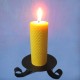 Beeswax sheet comb pillar candle 4,5x13cm