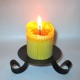 Beeswax sheet comb pillar candle 5,5x10cm