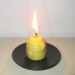 Beeswax candle hive