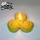Beeswax candle triskell Britanny France