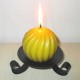 Beeswax candle pine cone