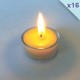 16 Beeswax tealight candle in glass pot