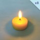 8 Beeswax tealight candle refills