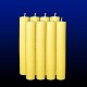 8 beeswax tall candles 2x13cm