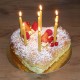 Beeswax candles for birthday cake