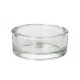 Bougeoir en verre transparent pour bougies