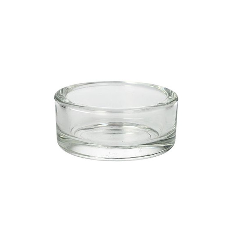 Small glass cup for candles - L'Alchimie des Bougies