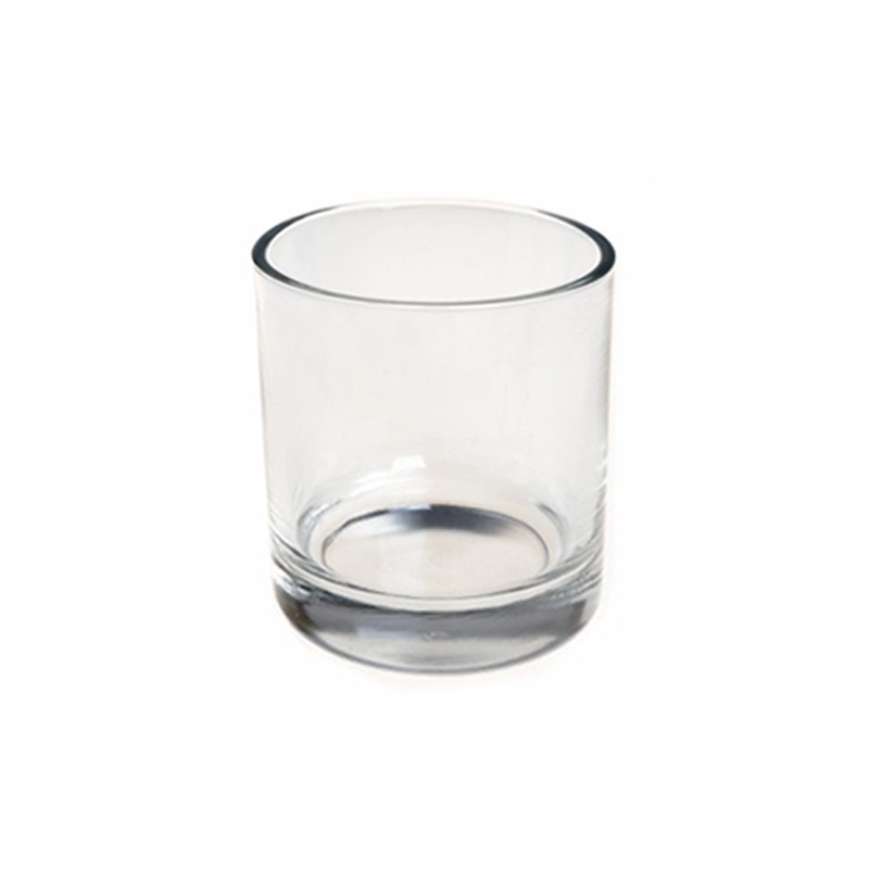Small glass cup for candles - L'Alchimie des Bougies