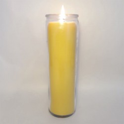 Bougie veilleuse/votive en cire d'abeille (90h)