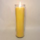Bougie veilleuse / votive en cire d'abeille (90h)