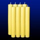 8 beeswax tall candles 2x26cm