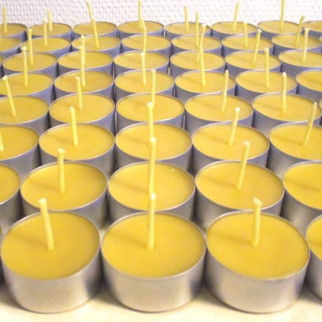 32 tealight beeswax candles