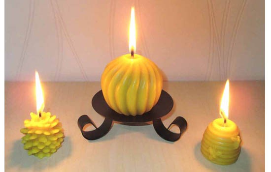 new beeswax candles